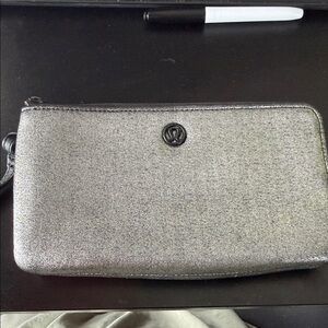 lululemon athletica Silver Wristlet Clutch
